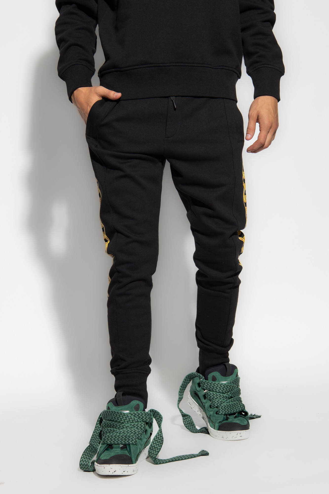 Versace sales joggers mens